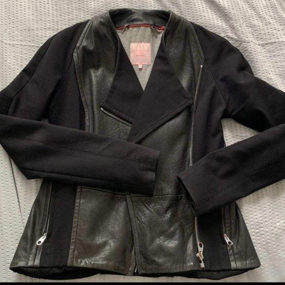 Ted baker fitted moto jacket - Picture 2 of 4